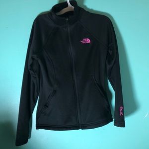 North face jacket fuzzy inside!
